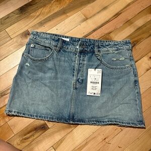 Zara Denim Mini Skirt